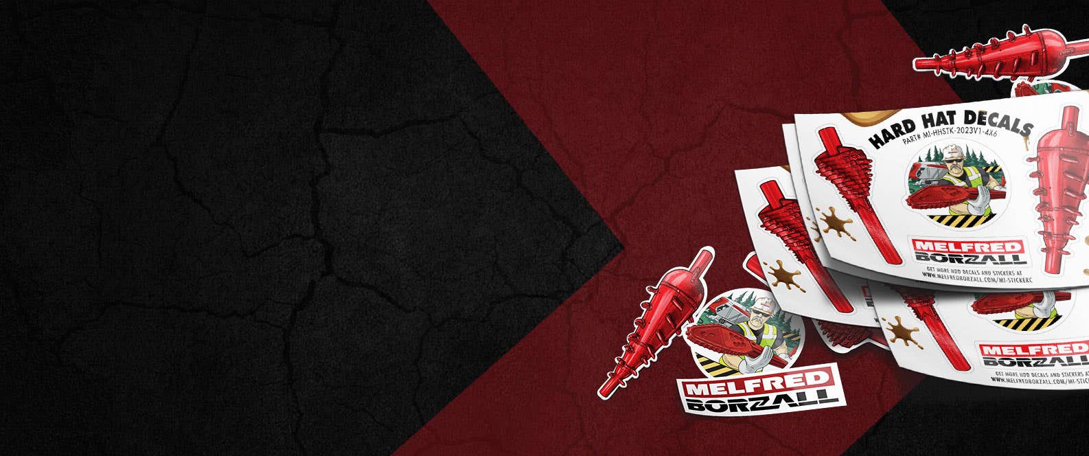 <p>Get 'em while they're hot! We know you love them, so here's a brand new 2023 line-up of decals to keep that hard hat from staying shiny.</p>